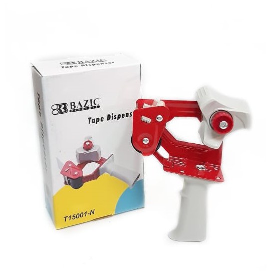 TAPE DISPENSER LAKBAN PEMOTONG CUTTER LAKBAN BESAR 2 INCH 5 CM BESI PLUS GAGANG HANDLE T15001N
