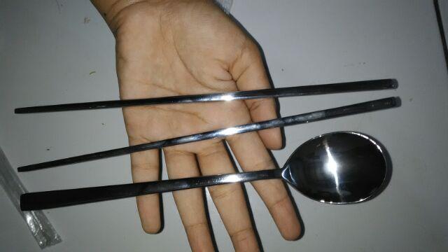 [real Pict] Sujeo Sendok Sumpit Korea Stainless
