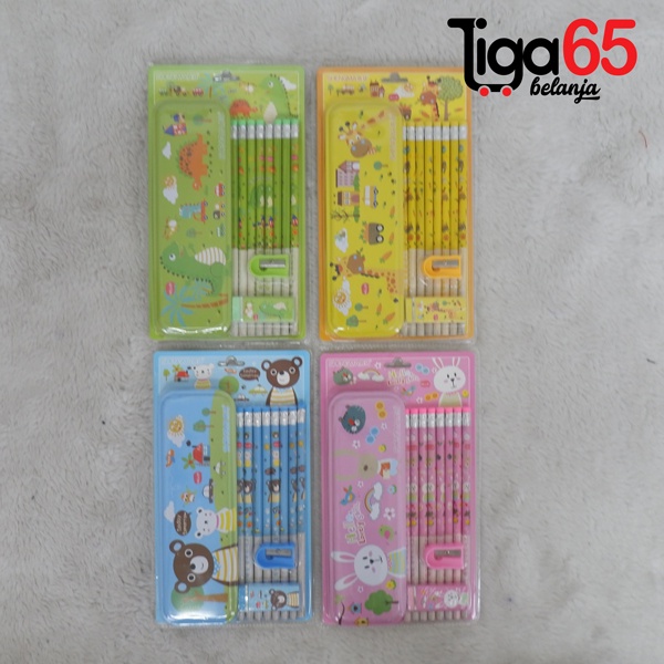 365 STATIONERY SET #40986 SM8819 Buku &amp; Alat Tulis Anak / Karakter Fancy Gambar Lucu