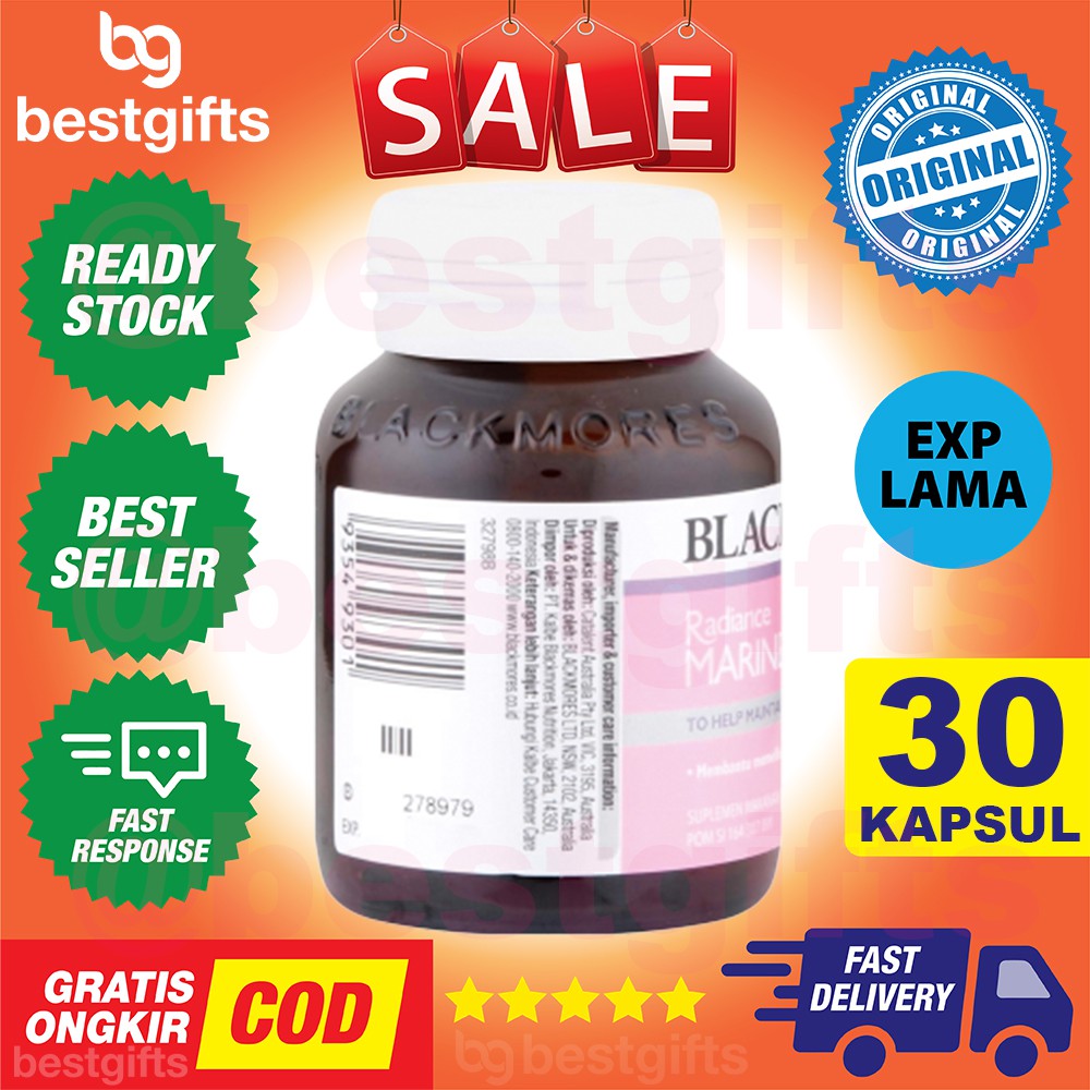 BLACKMORES RADIANCE MARINE MARIN Q10 Q 10 KALBE VITAMIN - 30 KAPSUL