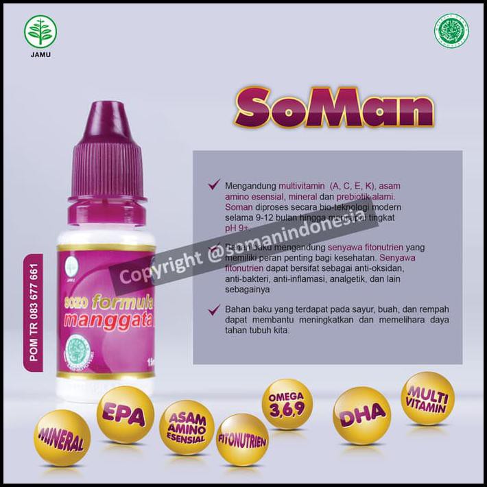 JAMU TETES SOZO FORMULA MANGGATA 1 (SOMAN 1) DASYAT