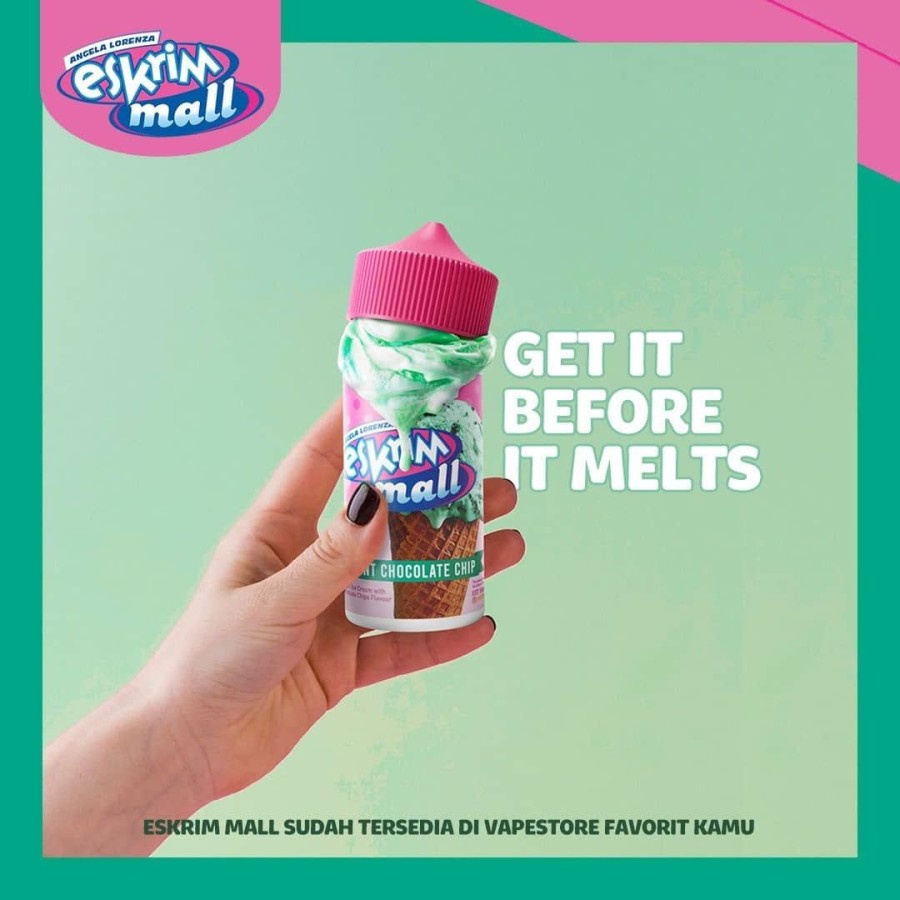 Es Krim Mall Mint Chocolate Chip 60ML by Platinum Berpita Cukai