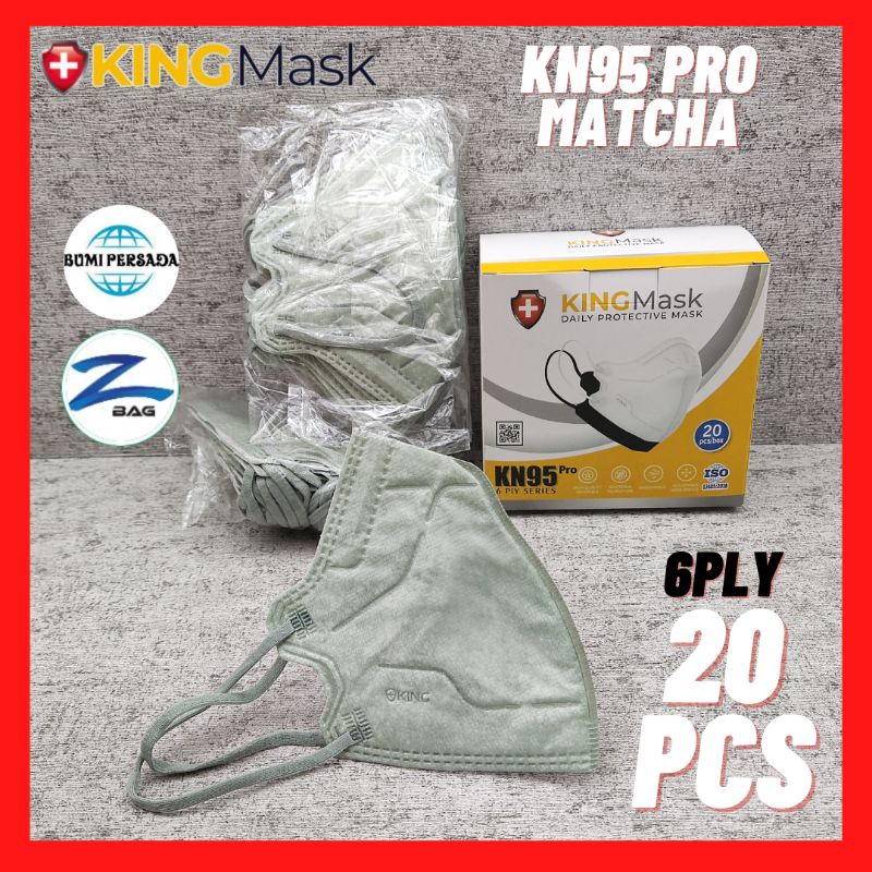 KN95 Pro Kingmask 6 Ply  Kemenkes KN 95 Pro isi 10 pcs dan 20pcs 6Ply
