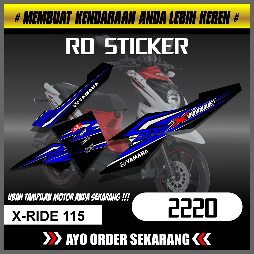 2220 Striping x-ride 115 Stripingx-ride 115 Decal Motor x-ride 115 115 striping x-ride 115 STIKER ST