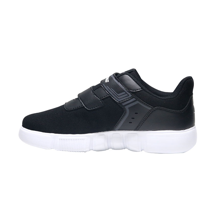 Precise Derell JT Sepatu Sneakers Sekolah Anak - Black/White