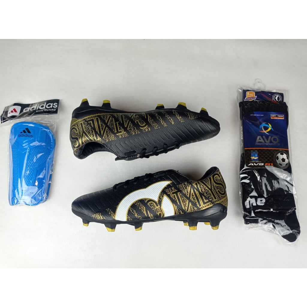 Paket komplit sepatu bola bisa dijahit sol ukuran 38-42-4