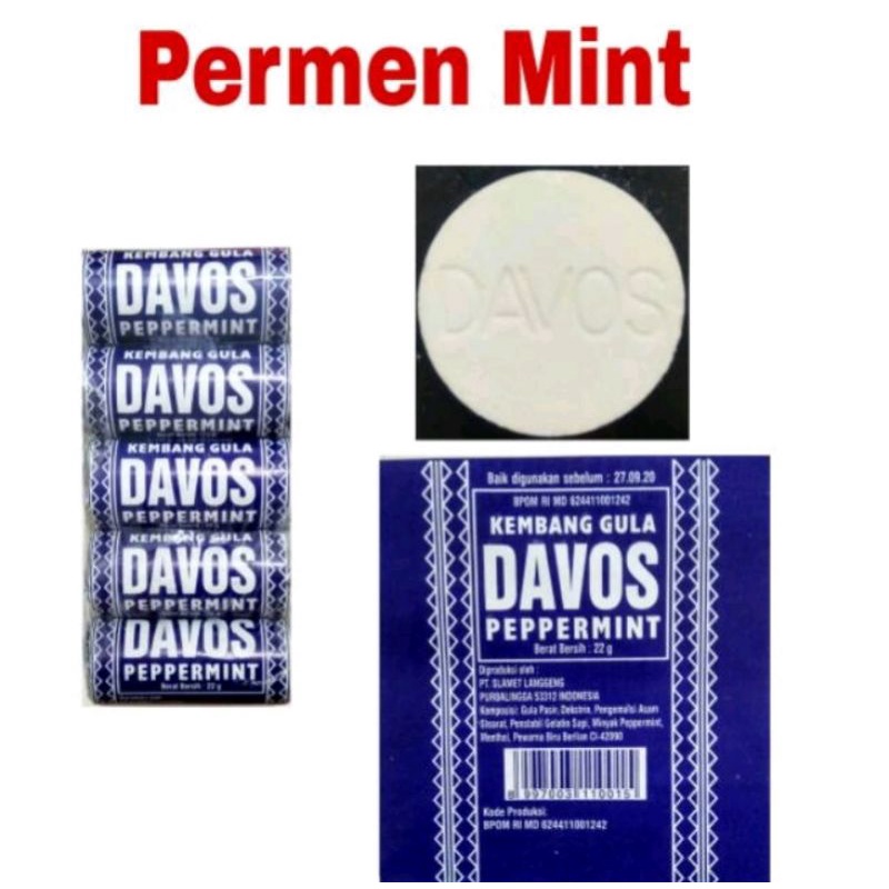 

N_S_Y Permen Davos permen jadul rasa mint membuat nafas menjadi lebih segar