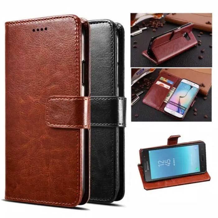 Case kulit flip wallet cover/ Sarung Dompet/ Redmi Note 8