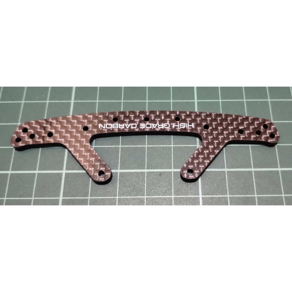 Tamiya 94696 HG Carbon Reinforced FRP Wide Front Plate (for N-03 Unit)