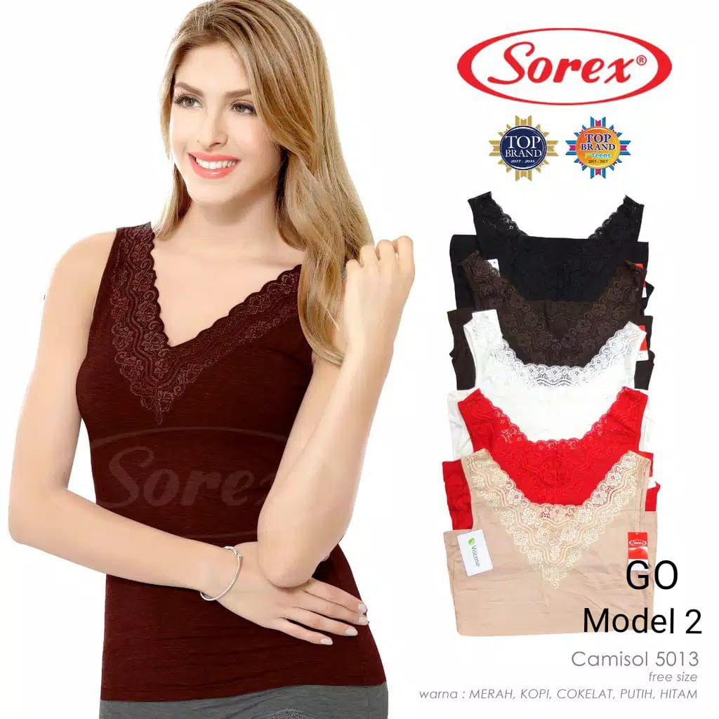 gof Sorex Camisol Renda (Camisol Viscose) Tanktop Renda Sorex