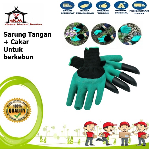 SET SARUNG TANGAN BERKEBUN / GARDENING GLOVES / CAKAR