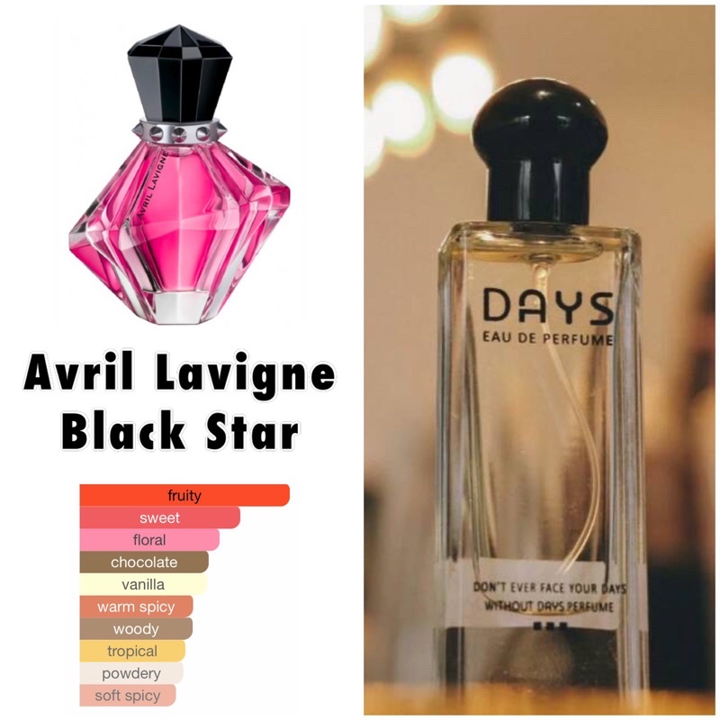 DAYS PARFUM INSPIRED BY AVRIL LAVIGNE BLACK STAR