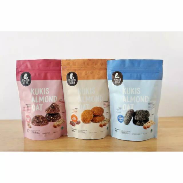 

Milky Mama Booster Cookies mama bear cookies asi booster pelancar asi almond cookie kurma kukis