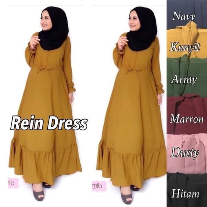 GAMIS WANITA Rein Dress / Maxi Dress / Dress Maxi / Maxi Muslim wanitadistributor gamis