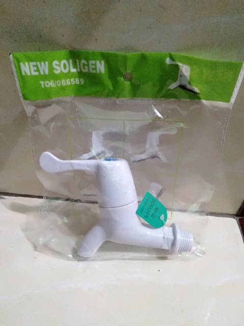 keran air pvc soligen engkol  kran plastik jumbo S5