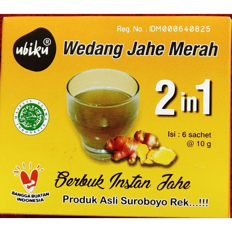 

WEDANG JAHE MERAH 2 IN 1