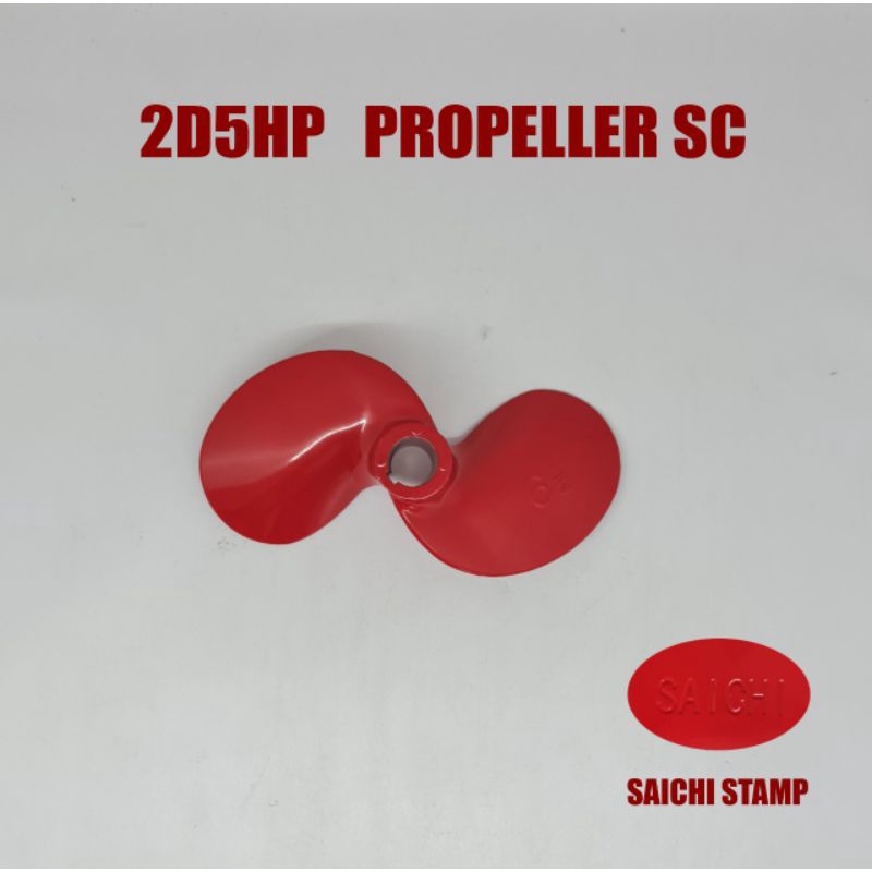 2 daun baling baling kipas kapal ketinting