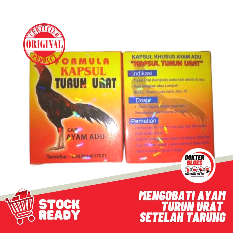 Formula Turun Urat Kapsul Ayam Original Berhologram