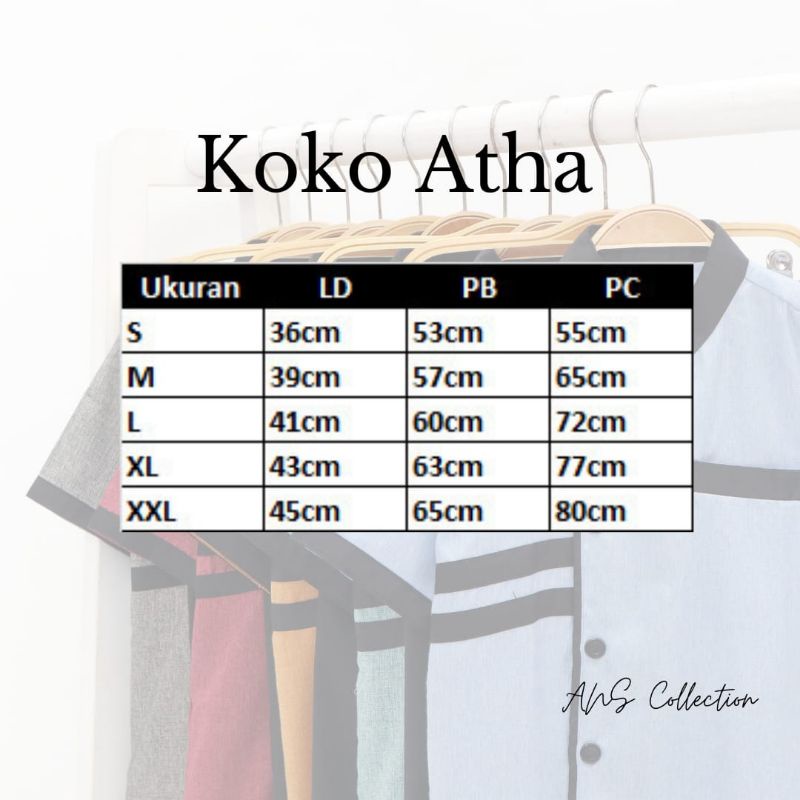 Koko Atha ANS Collection Katun Madinah &amp; Katun Toyobo ||Usia 3-12 Tahun