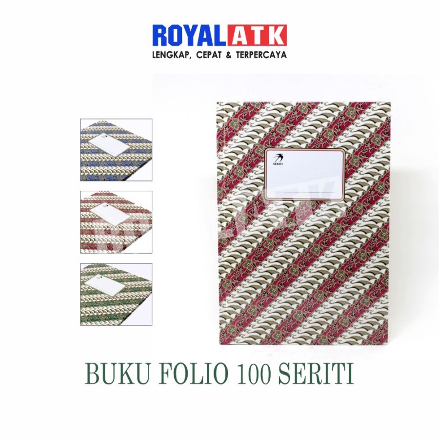

Buku Folio 100 Seriti / Hardcover / Buku Besar