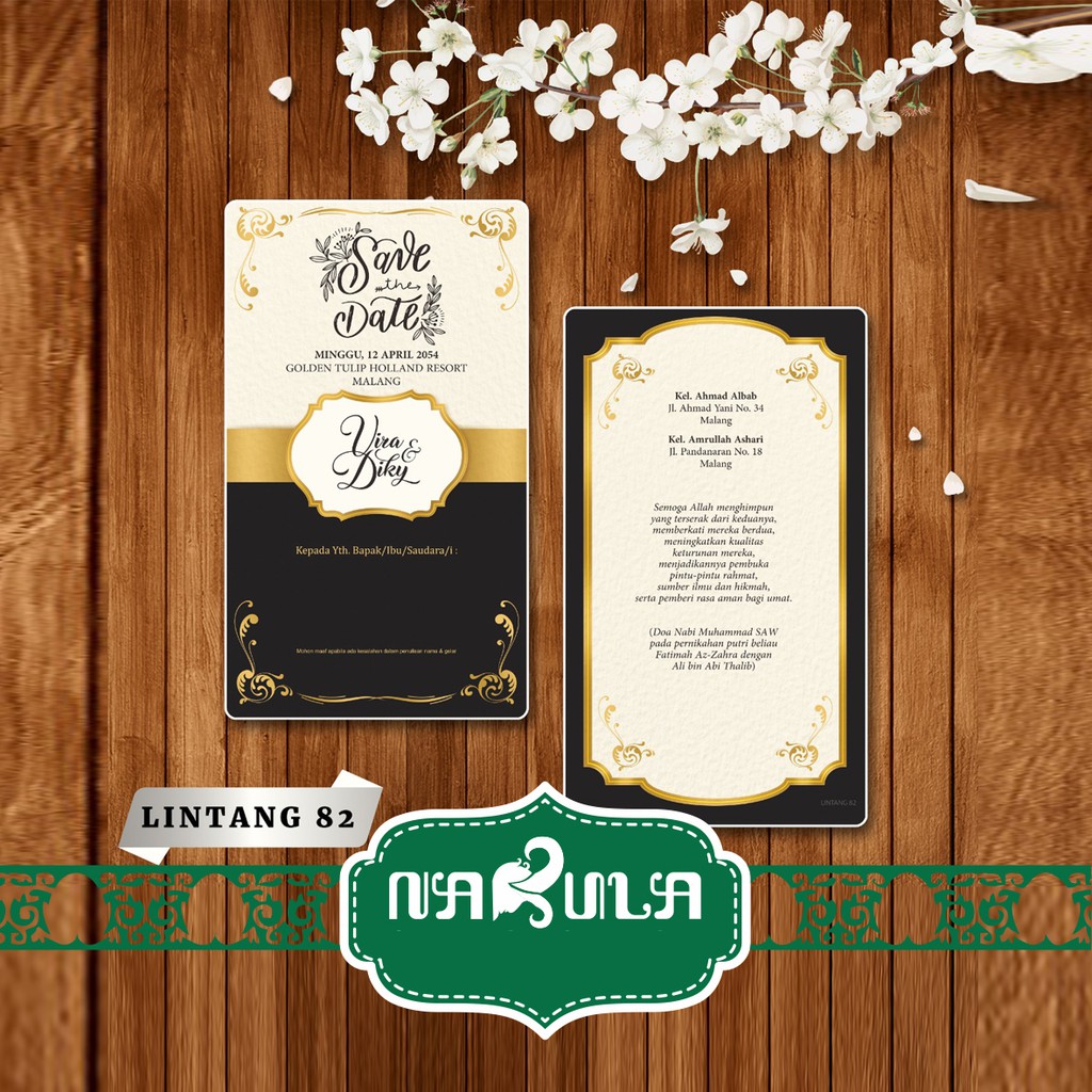 Undangan Blangko TERBARU Seri Lintang 82