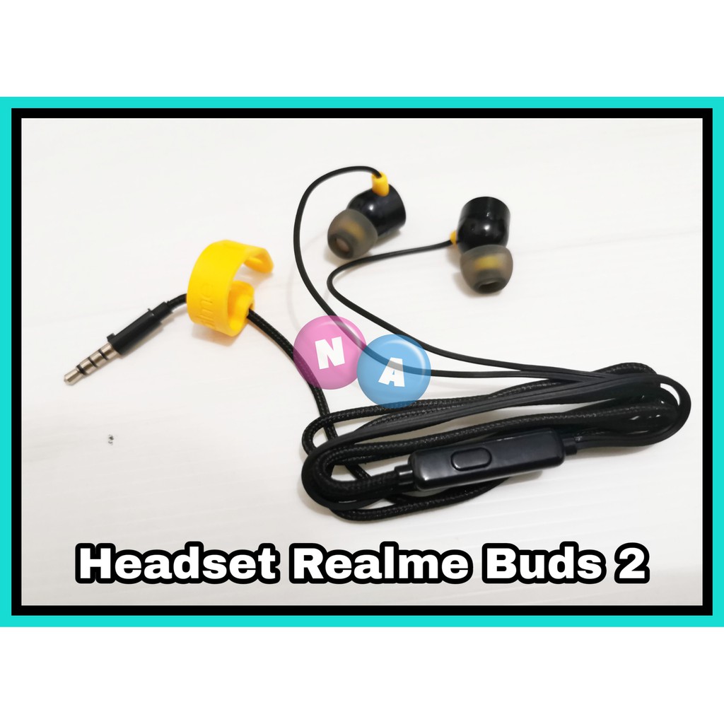 Handsfree Realme Stereo Real Bass Magnetic Headset Realme BUDS 2