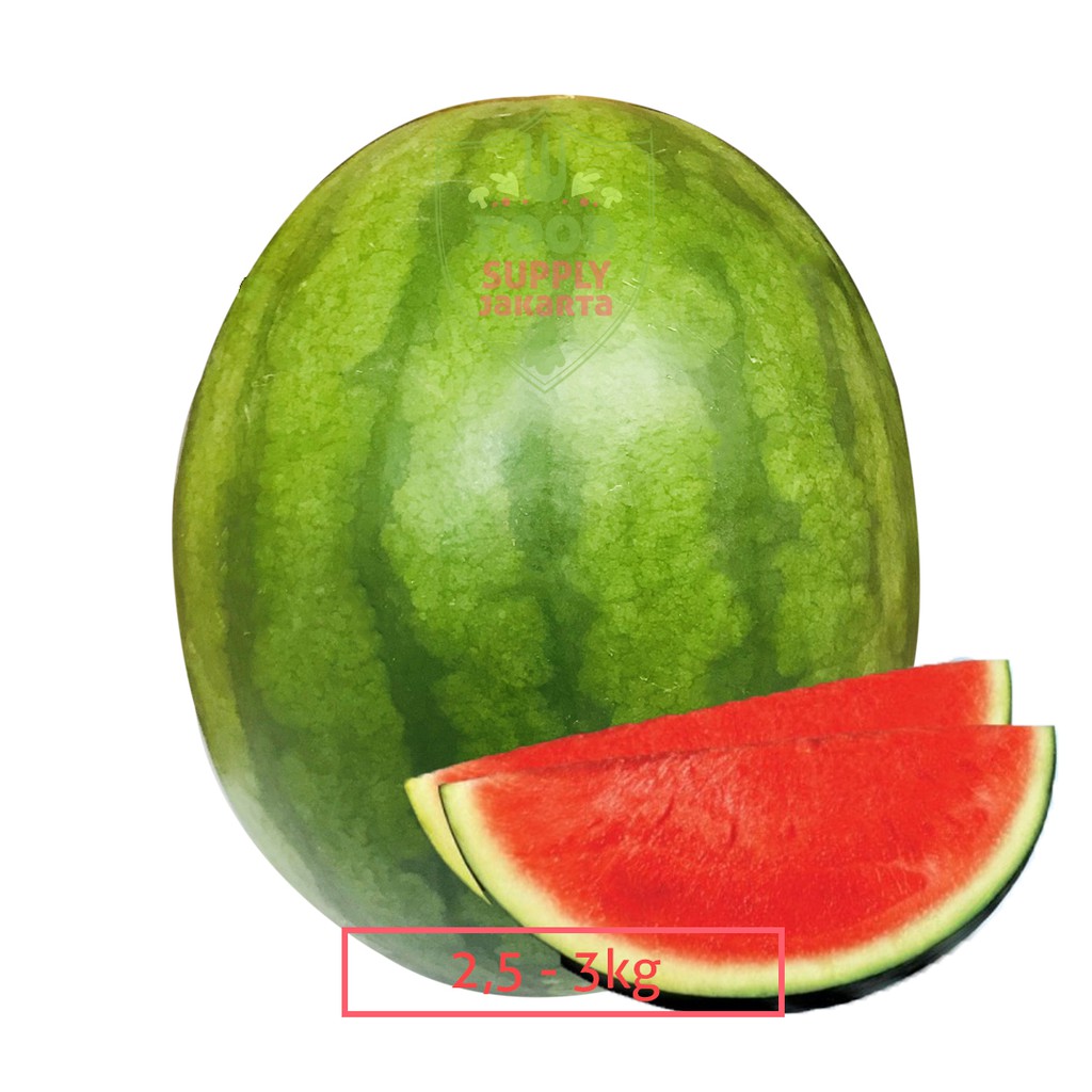 

Semangka Merah Non Biji 2.5 - 3 kg