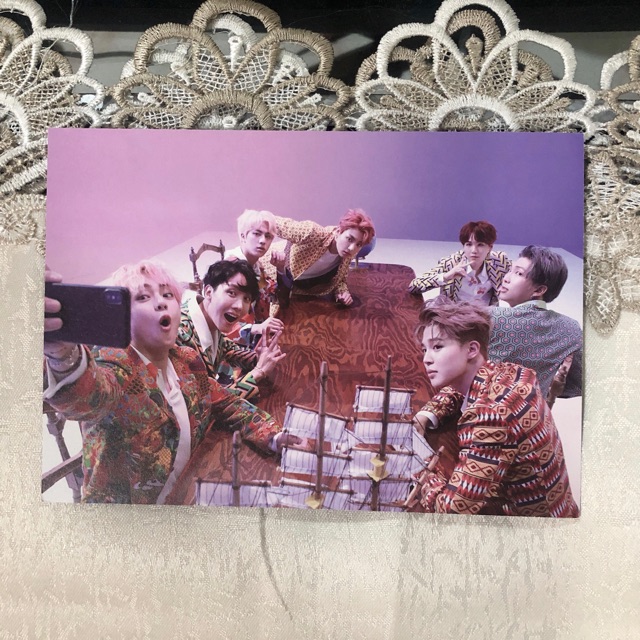 BTS POSTCARD IDOL MEMORIES 2018 OFFICIAL JIN JIMIN V JUNGKOOK RM SUGA JHOPE