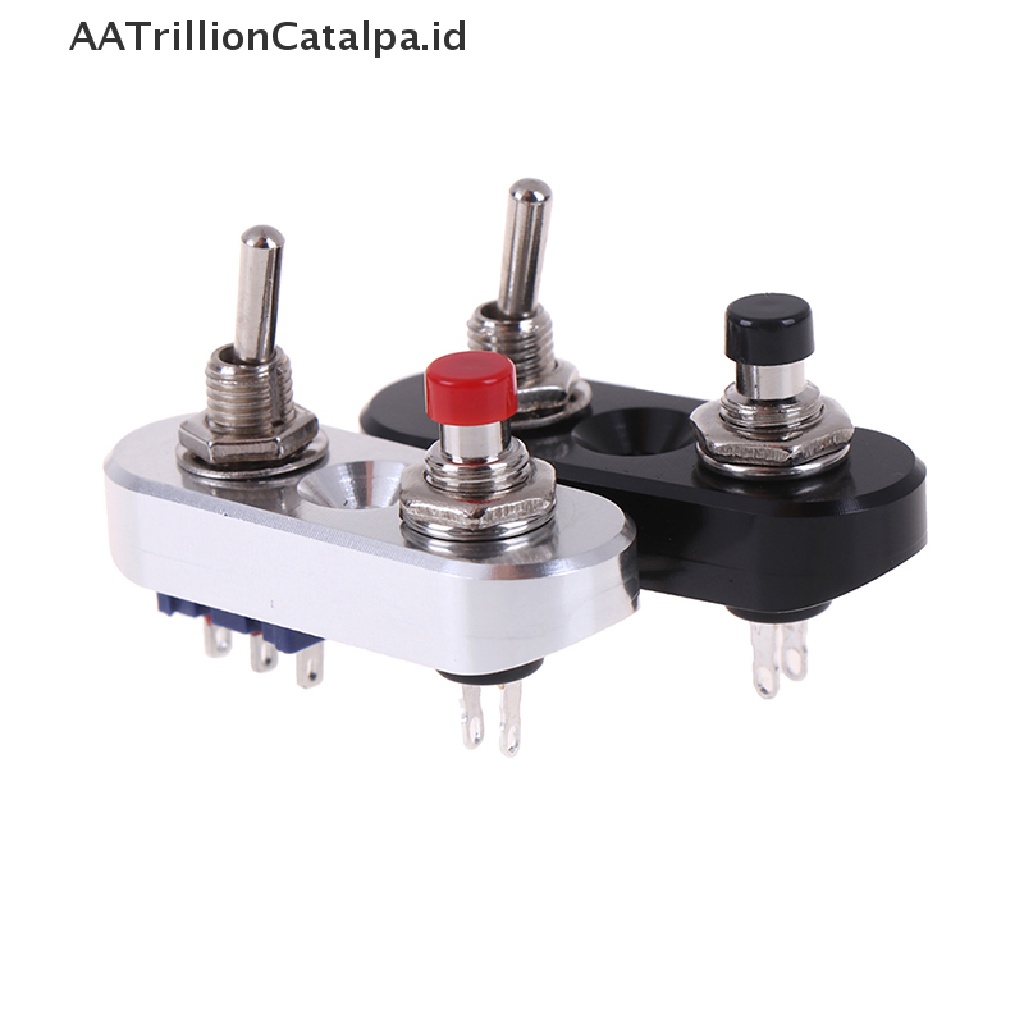 (AATrillionCatalpa) Saklar on-off Lampu Sein / Klakson Bahan CNC Untuk Stang Motor