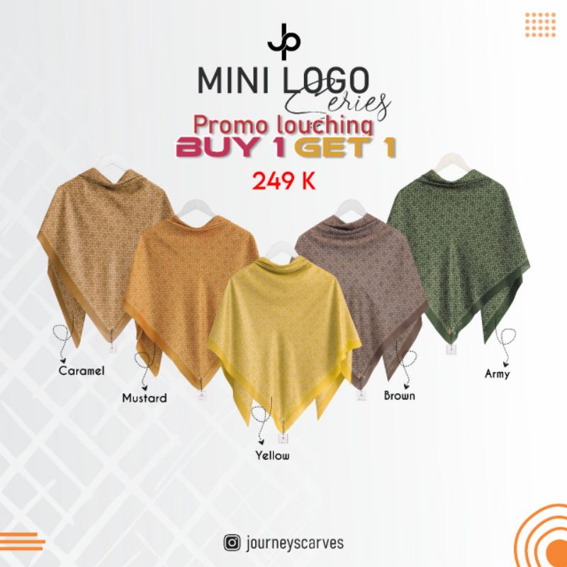 Jilbab journey premium limited edition mini logo series