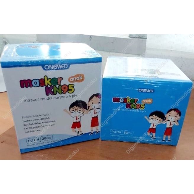 Masker KN95 Onemed Anak Masker Medis Earloop 4ply