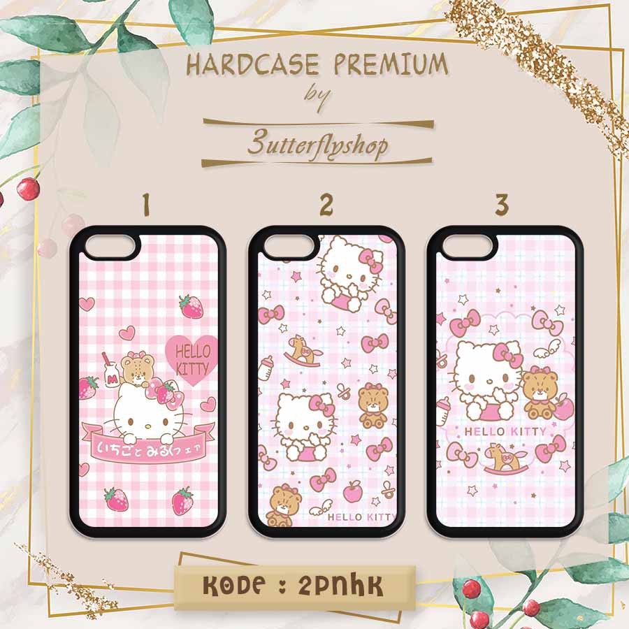 Hardcase Pink Hello Kitty casing case HP xiaomi samsung iphone oppo vivo realme redmi meizu