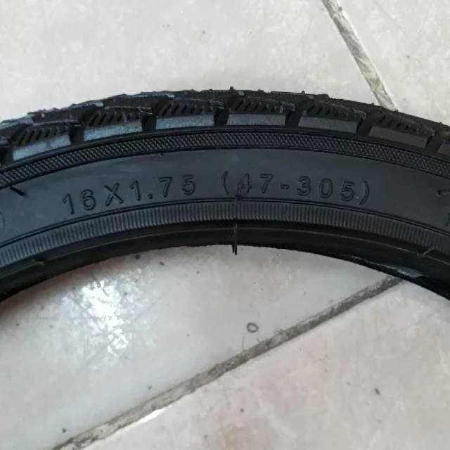 ban kursi roda ukuran 16x1.75 + luar +dalam