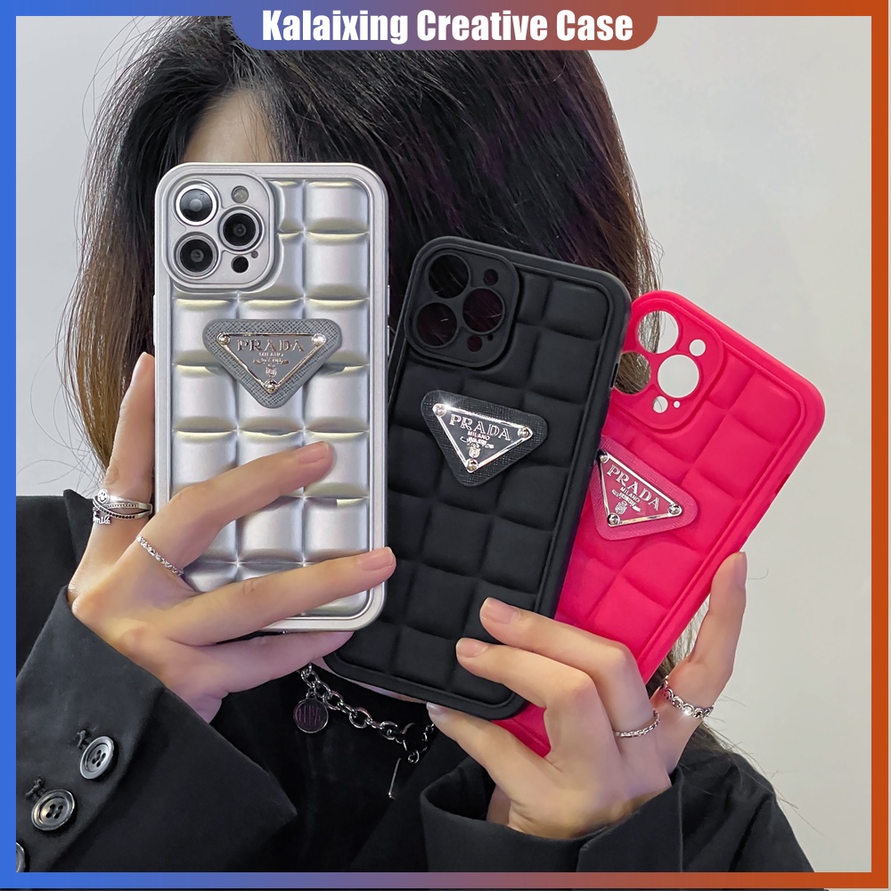 Casing Ponsel TPU Lembut Bentuk Prada 3D Untuk iPhone 14pro Max13 Pro Max12 Pro Max 11promax Xs Max Xr X Xs