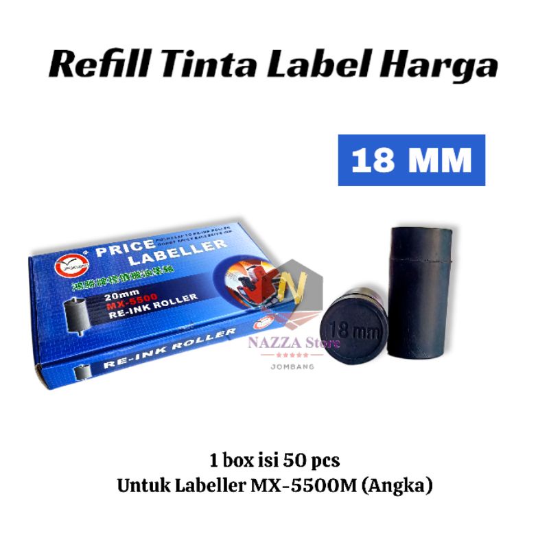 

REFILL ink roll mesin label harga JOYKO MX5500M, MX 6600A, MX 6600N