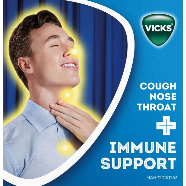 Vicks Vapo Drops Immune Support Blackcurrant / Orange