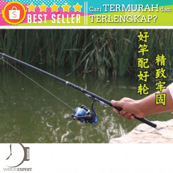 Joran Pancing Carbon Fiber Telescopic 2.4M - Zhenyi ZH03 Hitam