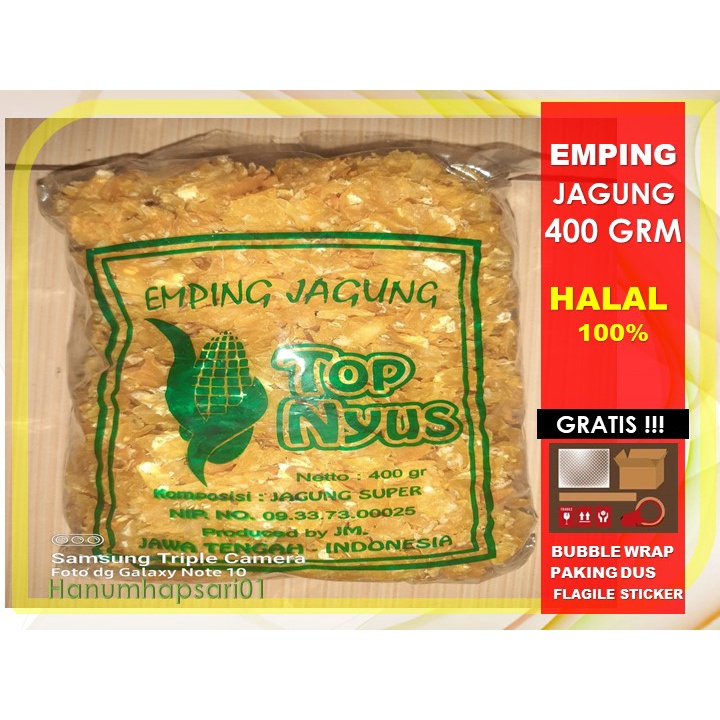 

Emping Jagung 400 Gr