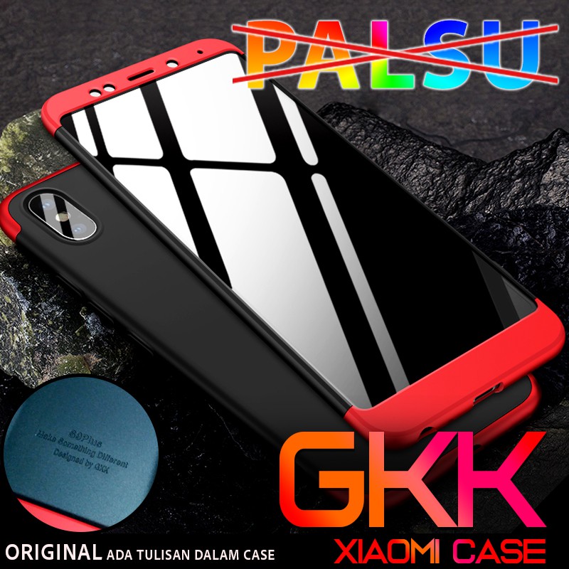 Casing GKK Hard Case 360 XIAOMI MI 8 SE EXPLORER MI 6X A2 REDMi S2 Y2