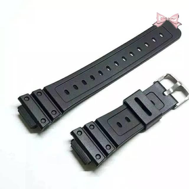 Tali Strap Casio G-Shock DW-5600/ TALI JAM CASIO G-SHOCK DW5600 DW 5600 WARNA HITAM