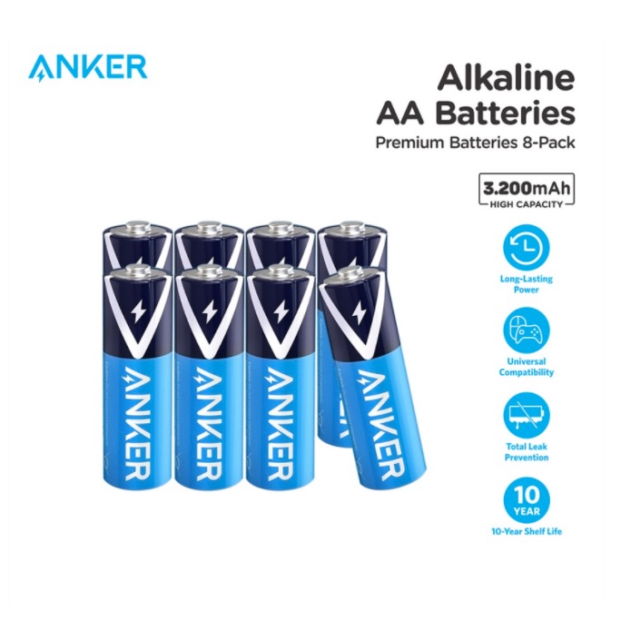 Baterai Anker Battery Anker Alkaline AA - B1810