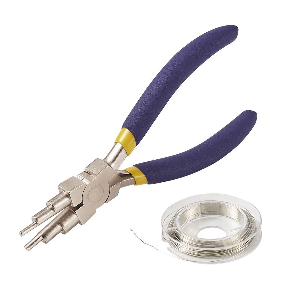 Solighter Perhiasan Tang Set Baja Karbon Handmade Aksesoris Membuat Perhiasan Jewelry Plier