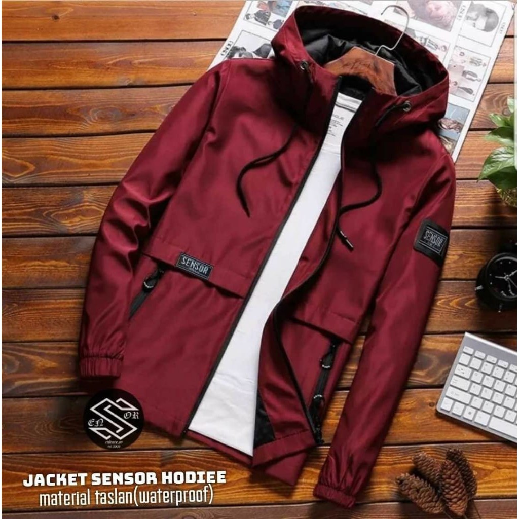 Jaket Pria/ Jaket Hoodie/ Jaket Sensor/ Jaket Hoodie Sensor