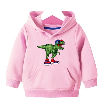 Cool Dinosaurus Sweater Anak Hoodie Anak Fleece Usia 2 - 6 tahun