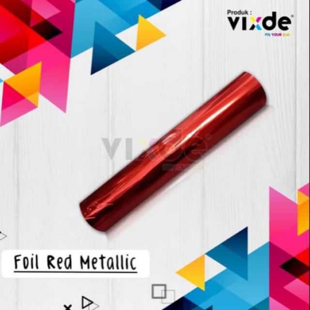 

Kertas Hot stamp foil metalic transfer paper 5m per roll