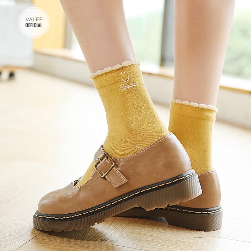 Kaos Kaki Wanita Colorful Set 5 pcs Women Socks