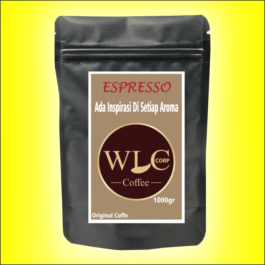 

Kopi Espresso Arabika Black Coffe Bubuk Hitam Original Posong Asli Murni Temanggung 1000gram