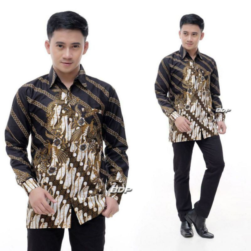 Kemeja batik panjang
