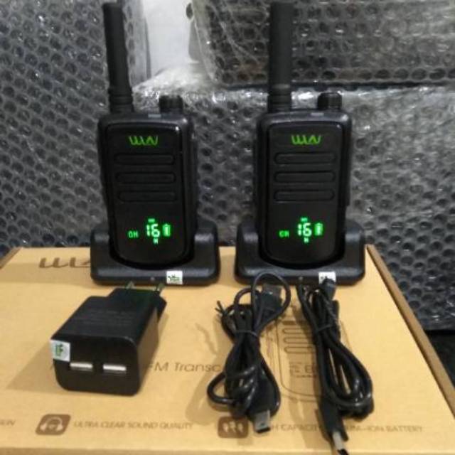 Walkie Talkie HT WLN KDC100 Two-Way Radio KD-C100 ( isi 2 pcs)