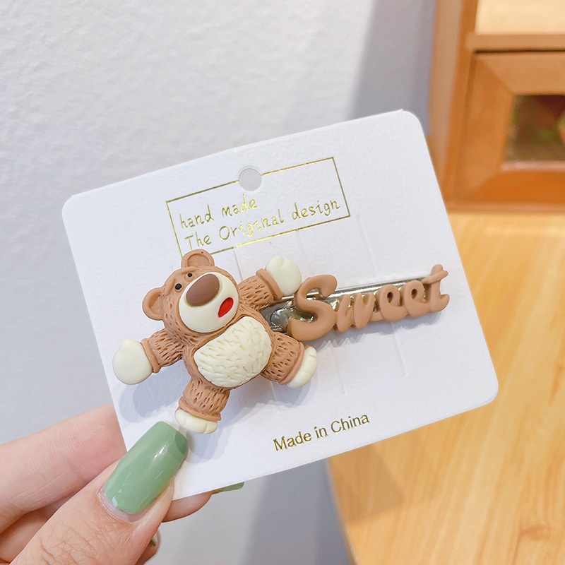 Jepitan Rambut BEAR Beruang Korea Fashion Wanita Aksesoris Jepit Bairde Hair Clipper HIGH QUALITY Anak Dewasa